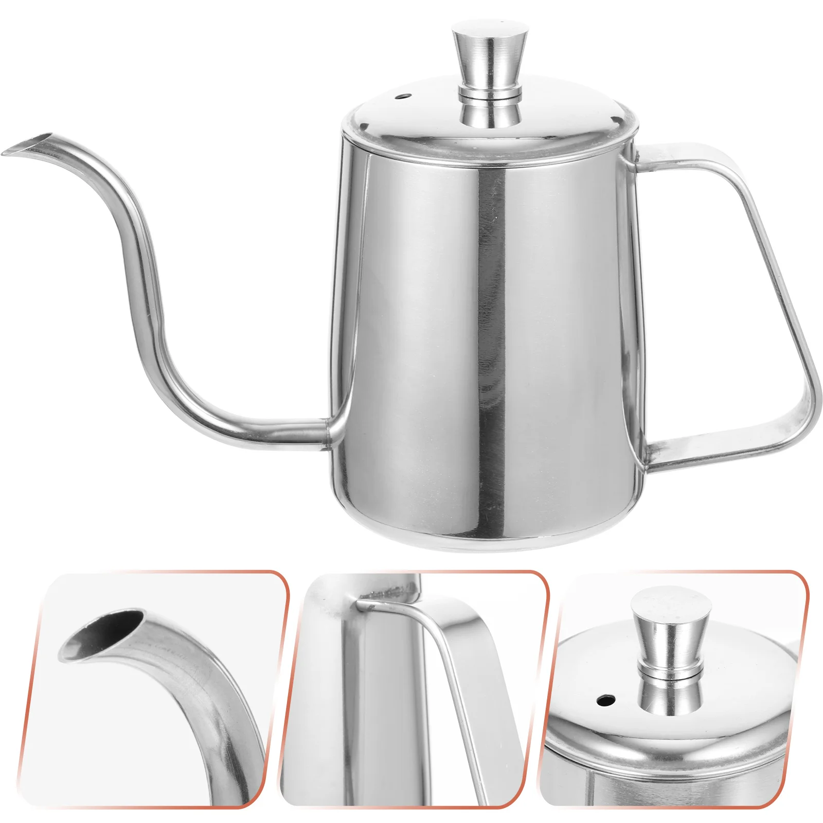 

Kettle Coffee Tea Whistling Stainless Steel Water Pot Stovetop Teapot Pour Pots Drip Maker Pitchers Over Gooseneck Drinking