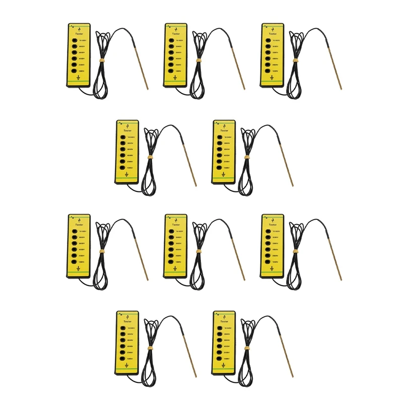 

10X Fence Voltage Tester Farm Fencing Electric Solar Energiser
