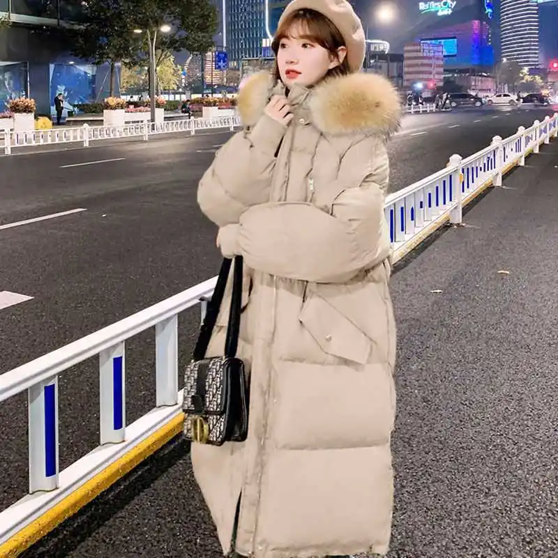 2022 New Korean Version Maternity Clothes Causal Cotton Thicken Full Pregnant Coats Oversized Hooded Plush Design Parkas Winter