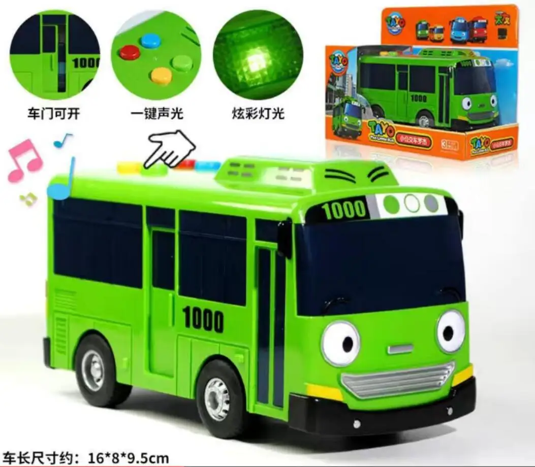 

Korean Amine model Tayo the little bus Action Figure Toys Kids Educational Toys For Boys Gifts bus car vehicle color 2
