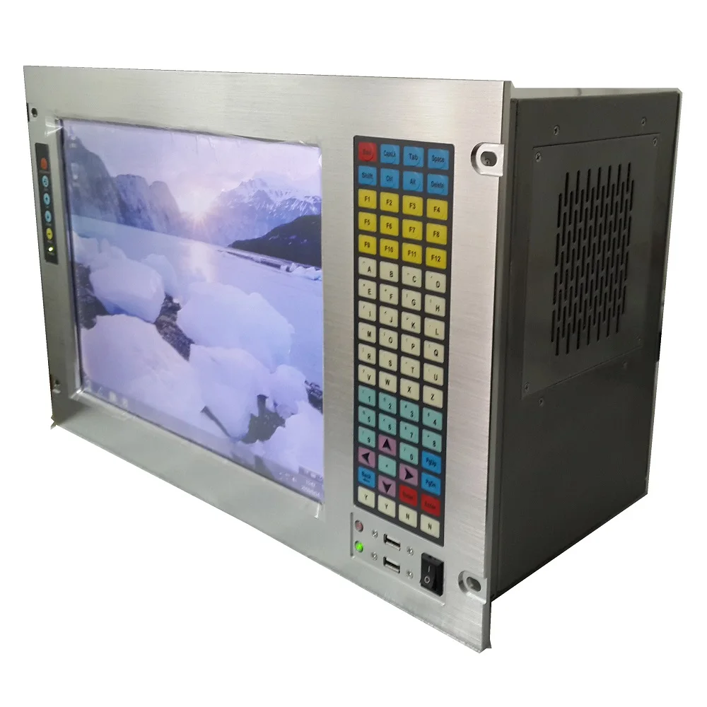 

7U Rack Mount Industrial Workstation, 15" LCD,Support Micro ATX Board, Rich I/Os and Expansion Slots, MOQ 5PCS