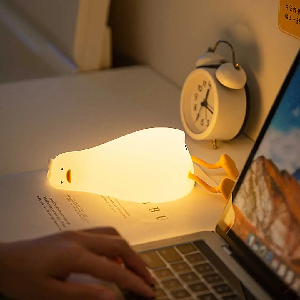 

Ночсветильник-ночник силиконовый светодиодный с мультяшным рисунком, ночник прикроватный аккумуляторный, атмосфера для дома, спальни, общ...