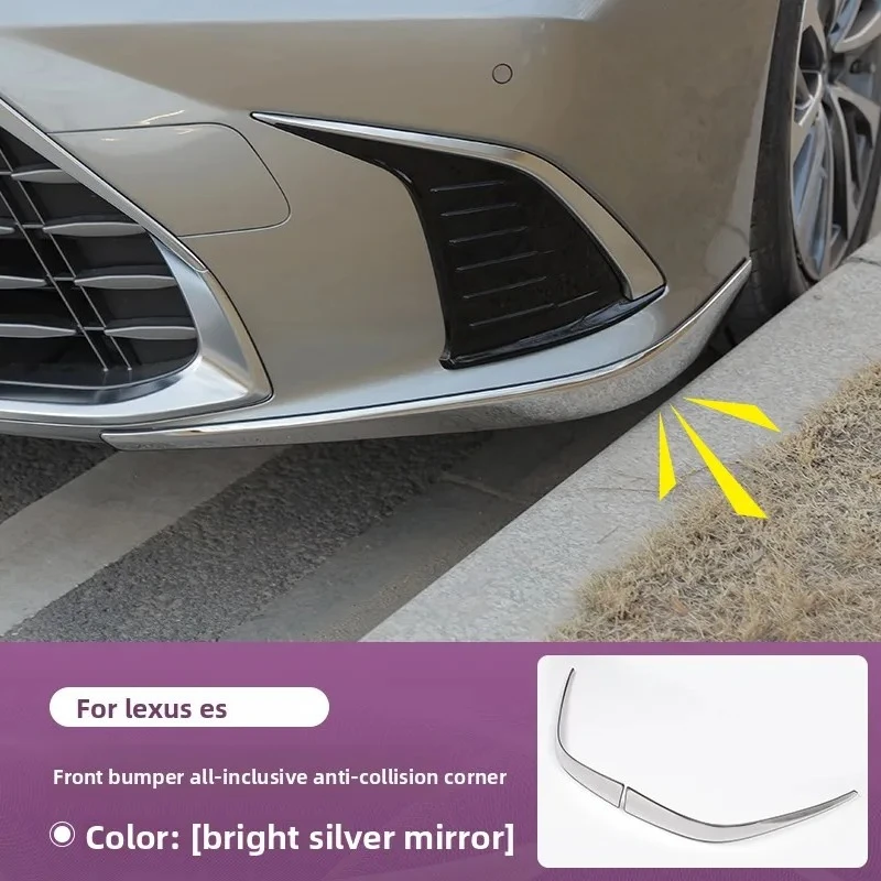 

Для Lexus ES200/250/260/300h передний бампер, яркая полоса, угловая обертка, защита от столкновений и натирания, яркая полоса, аксессуары