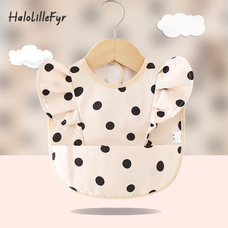 

Непромокаемые детские нагрудники без рукавов для кормления, детский нагрудник с крыльями ангела, детский нагрудник с защитой от грязи, Детс...