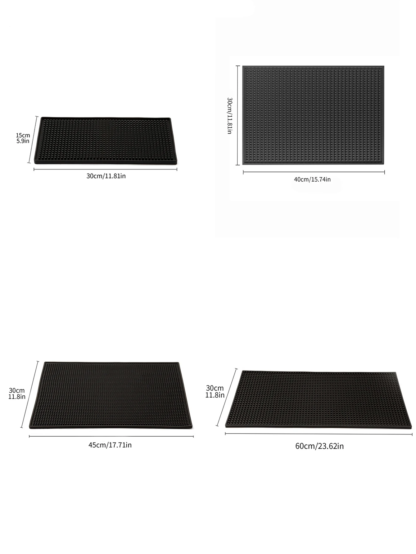 Leeseph Минималистичный Прямоугольный ПВХ Подставка Экологичный Коврик Для Сушки