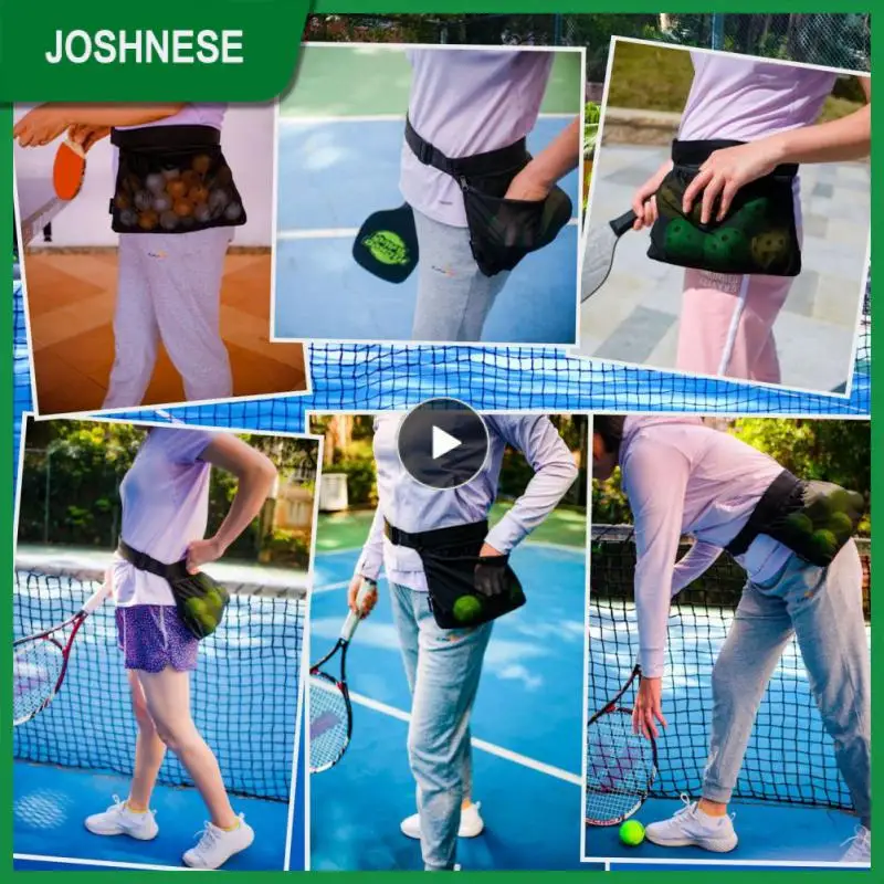 

Легкий карман для теннисных тренировок, многофункциональное профессиональное спортивное снаряжение, регулируемый ремень, устойчивая к поту ткань, прочная