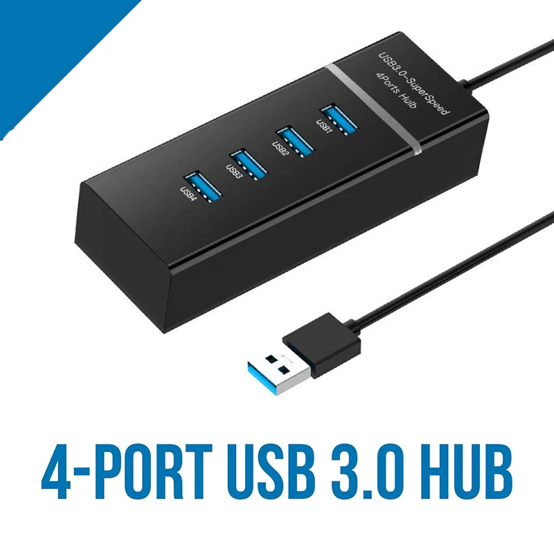 

USB Hub 3 0 Multi USB Port Adaptateur for Macbook Air Computer Accessories 4 Ports 5Gbps High Speed USB Splitter Reamer Adapter