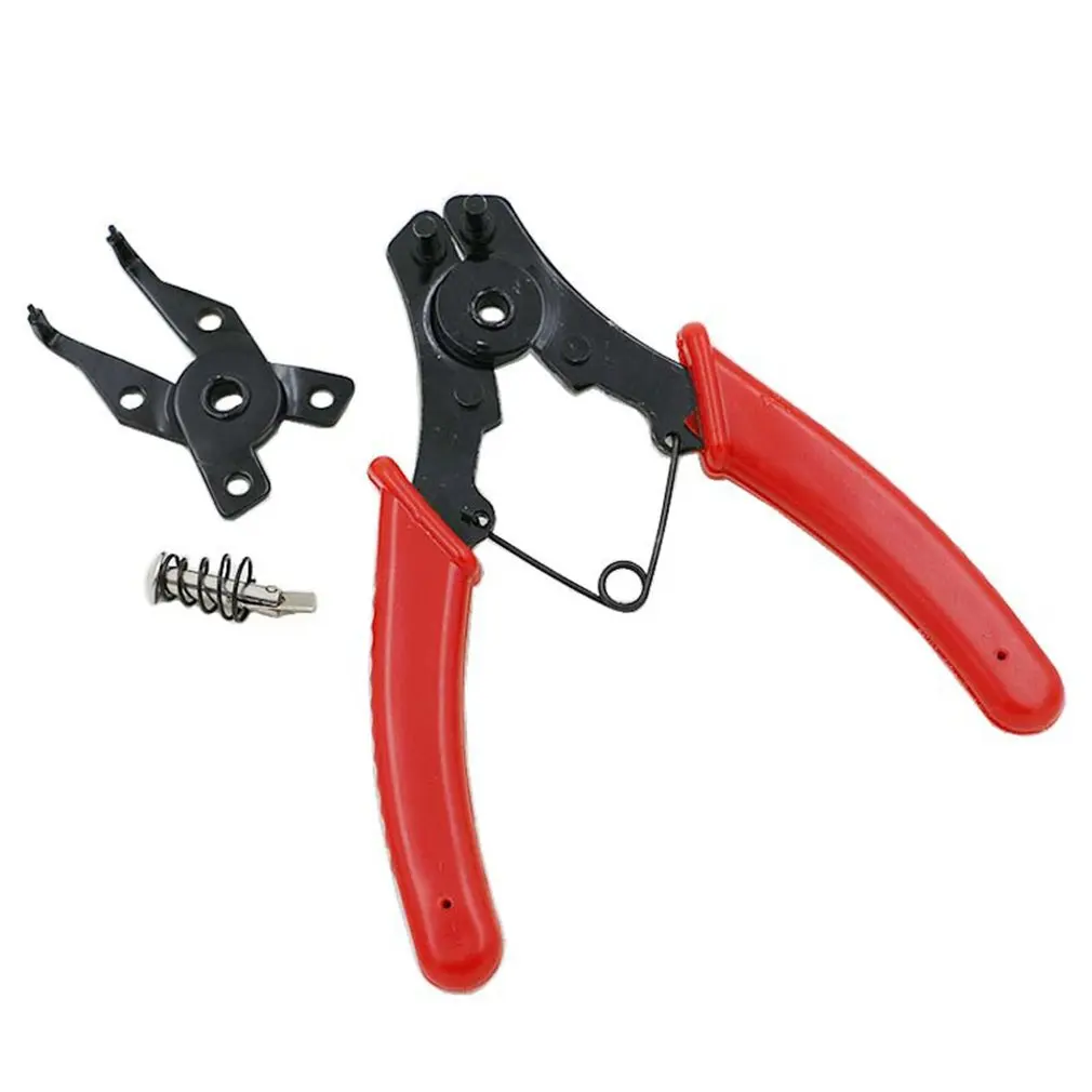 

4 in 1 Multi Crimp Snap Ring Pliers Multifunction Pliers Tool Internal External Ring Remover Retaining Circlip Plier Repair Tool