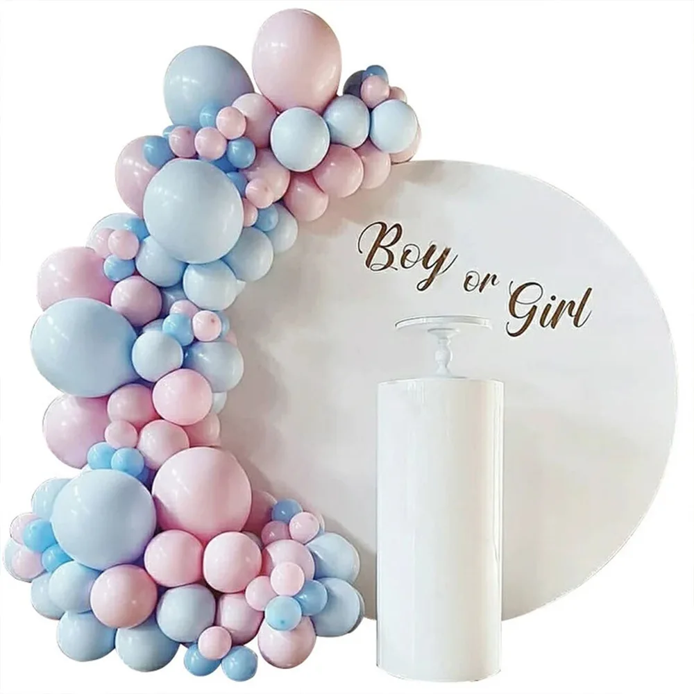 

110 шт., набор розовых и синих воздушных шаров