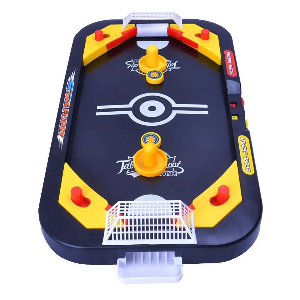 MagiDeal высокое качество 2 в 1 настольная Puck Battle детская игра воздушный Хоккей