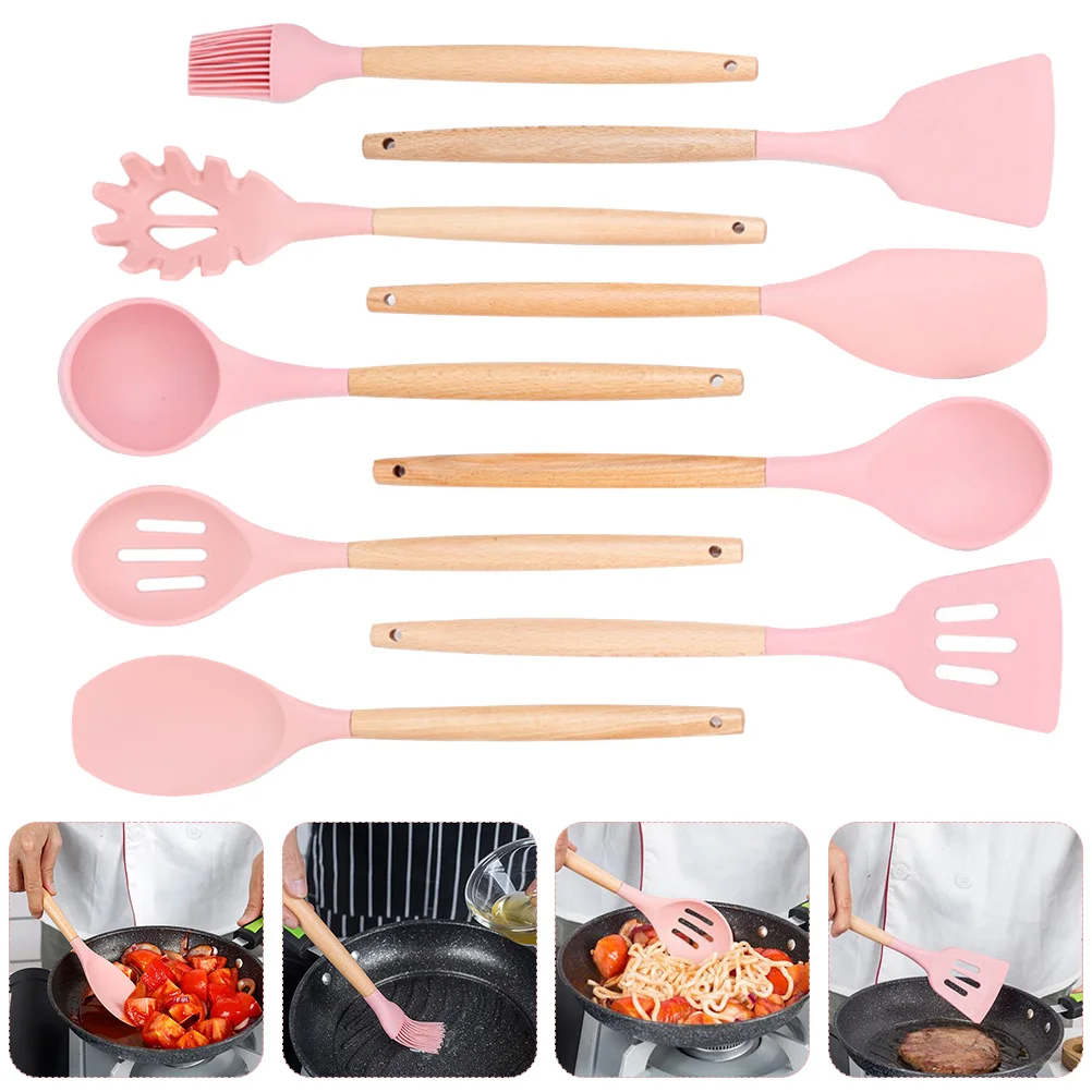 

Turner Spatula Cooking Spatula Set Nonstick Cookware Chef Utensils Silicon Spatulas Silicone Spoon Spatula Appliance Kitchen Set