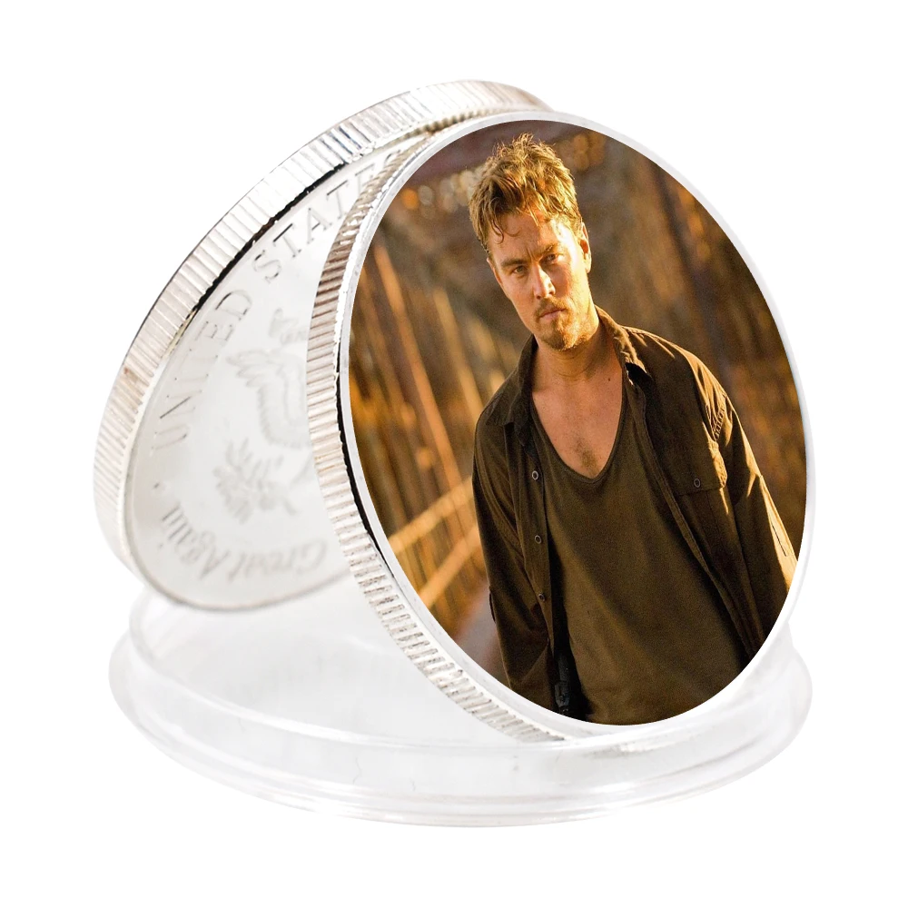 

American Classic Movie Protagonist Leonardo DiCaprio Silver Plated Metal Commemorative Coins Holiday Gfit