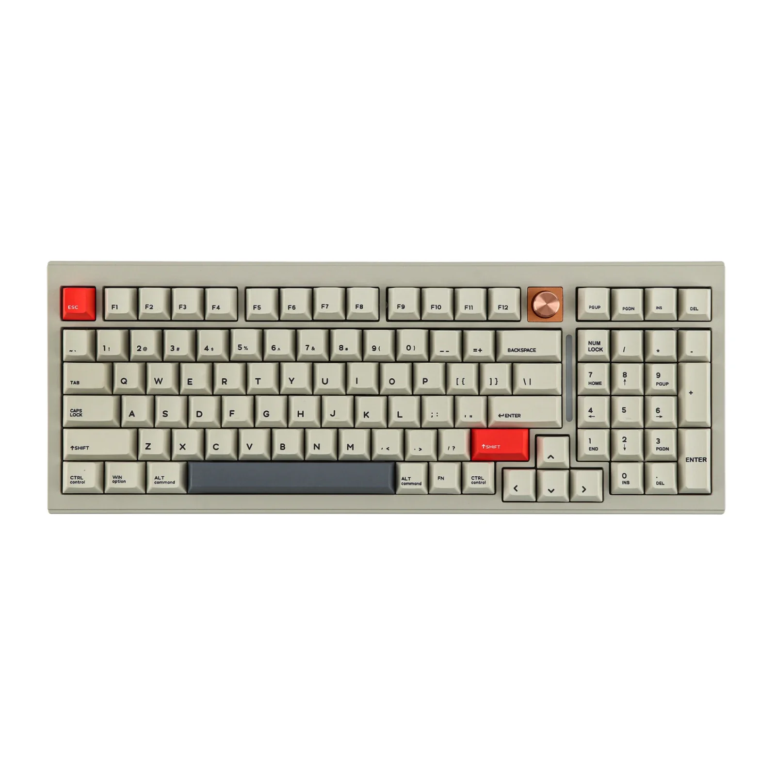 Беспроводная алюминиевая механическая клавиатура CIDOO V98 96% QMK с прокладкой