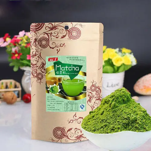 

100g Japanese Matcha Powder Green Tea Powder Natural Slimming Tea Healthy Food