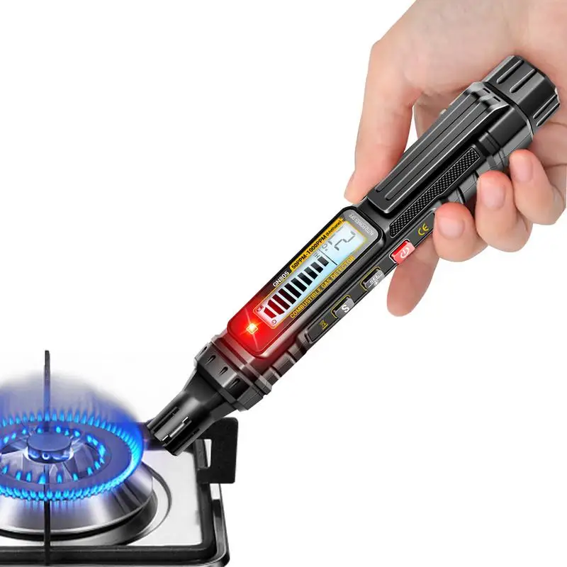 Детектор утечки воздуха для дома датчик горючего со звуковой и визуальной