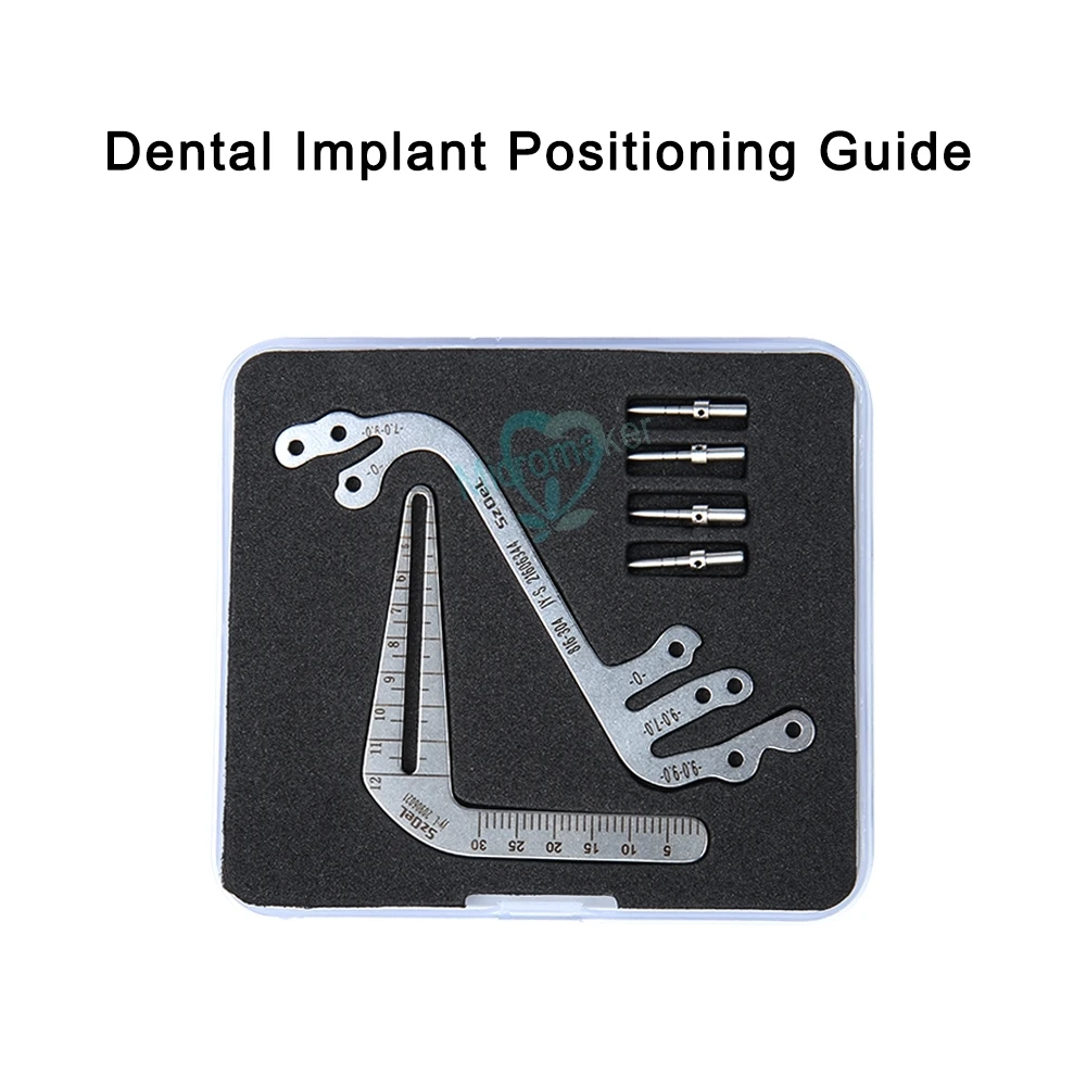 

1set Dental Implant Locating Guide Oral Planting Locator Positioning Guide Angle Ruler Dentist Implant Tools