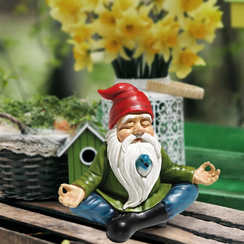 

Outdoor Zen Garden Gnome Statue Resin Gnome Dwarf Dwarf Decor Home Decorations Gardening Yard Table Decorations Christmas Gifts