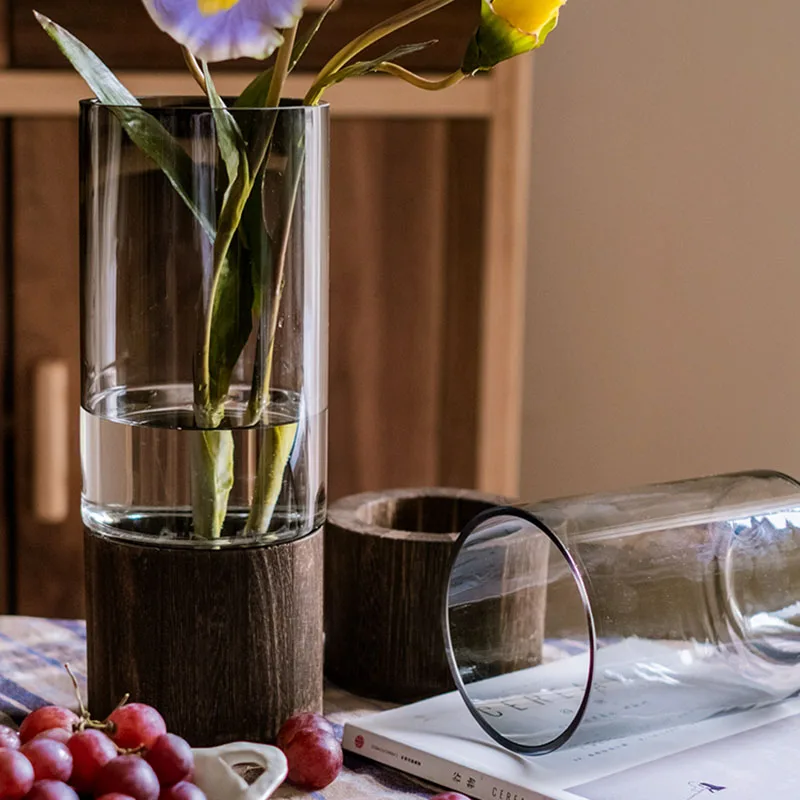 

Уникальный акриловый декор, акриловая ваза 30 см, акриловая высокая ваза, современные керамические растения для офиса, цветов