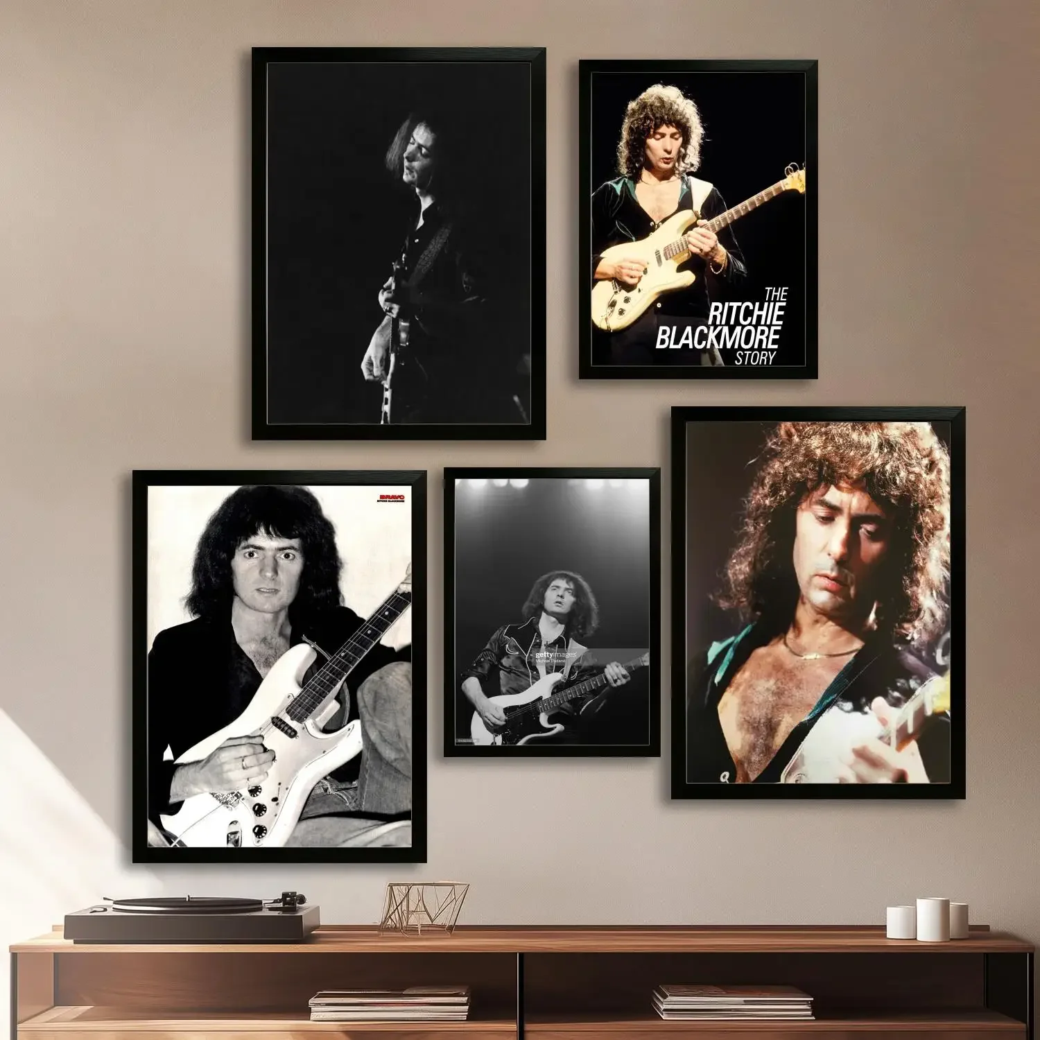 Фото Плакат на холсте Ritchie Blackmore и настенное искусство, печать с изображением, современный декор для семейной спальни, декоративная живопись №1