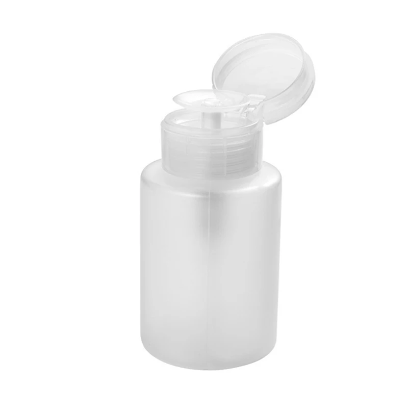 

150ml Empty Press Pump Dispenser Refillable Makeup Bottles Nail Polish Remover Cleaner Container Manicure Makeup Tools