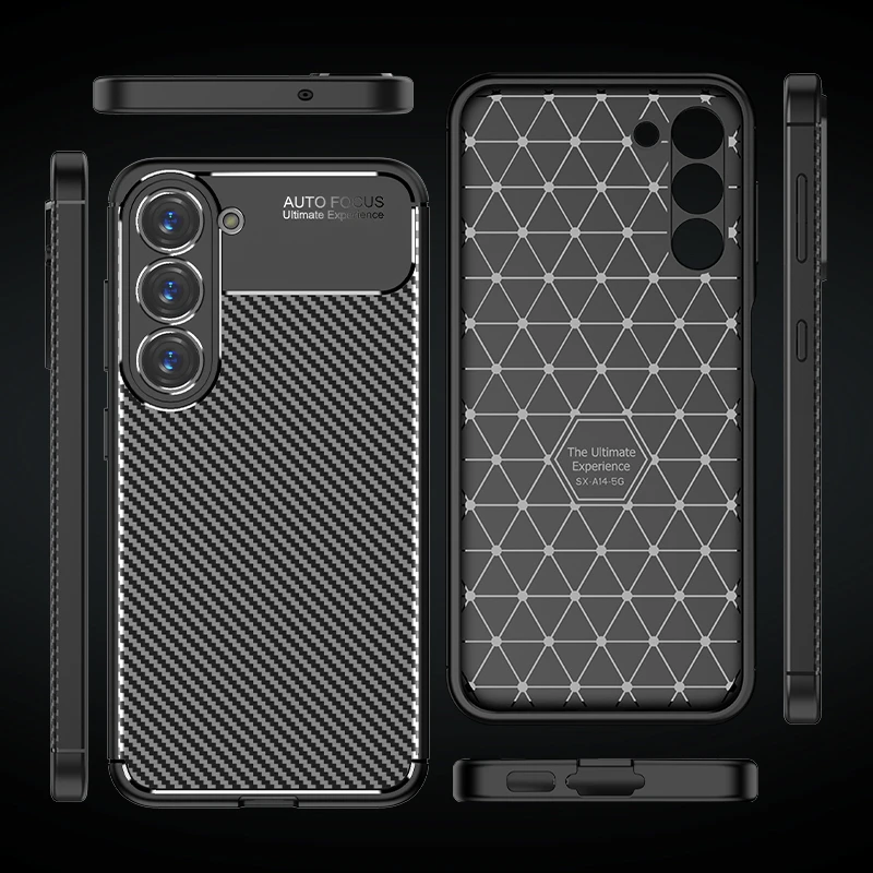For Cover Samsung S23 Case For Samsung Galaxy S23 S 23 Ultra Plus Capas Phone Back Armor Shockproof TPU Cover Samsung S23 Fundas