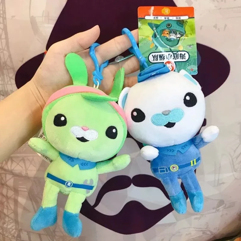 

14/19cm Original Octonauts Anime Figure Plush Toy Barnacles Peso Kwazii Vegimal Keychain Pendant Dolls Model Kids Christmas Gift