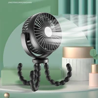 octopus fan handheld usb fan stroller fan desktop rechargeable mini fan with 5200mah battery