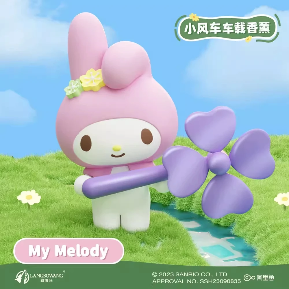 Устанавливаемая ароматерапия Sanrio ветряная мельница кондиционер для автомобиля