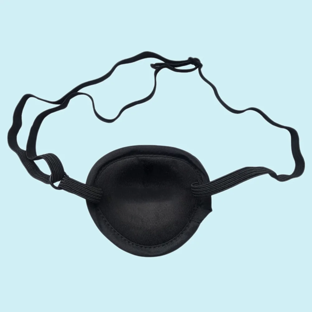 

Eye Single Patch Black Mask Eyepatch Patches Lazy Adults Pirate Stretchy Effective Adult Dog Relief Elastic Shape Concave