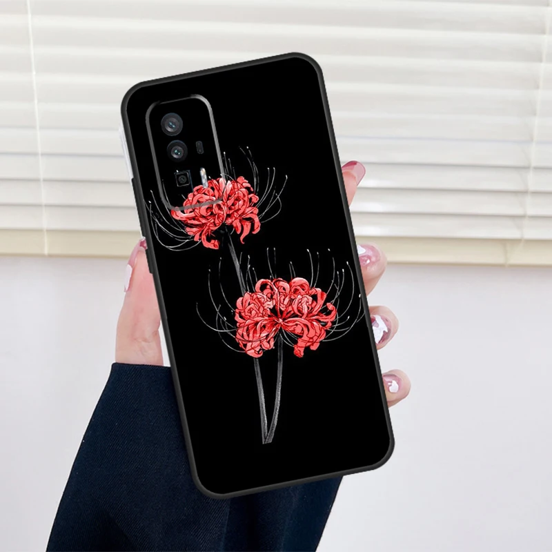 Чехол Lycoris Radiata Flower Cover для Xiaomi 11T 12T 13T 14T Pro 13 14 15 Ultra POCO X7 X6 X3 X5 F5 F6 M6