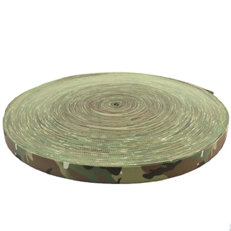 

2.5CM All Terrain Camouflage CP Pure Nylon Webbing Backpack Accessories Binding Belt MOLLE Board Strip Military Fan DIY