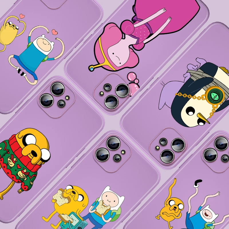

Adventure Time Beemo Jake Liquid Silicone Soft Cover For Apple IPhone 13 12 Mini 11 Pro XS MAX XR X 8 7 6 SE Plus Phone Case