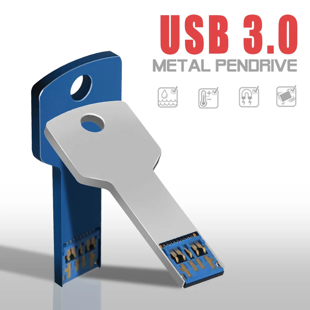 

Usb 3.0 флеш-накопитель в форме ключа, 16-128 ГБ