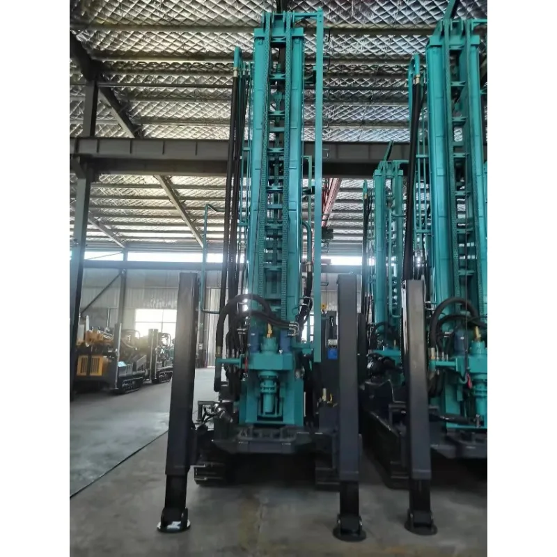 Портативный гусеничная цепь буровая установка для бурения водяных скважин