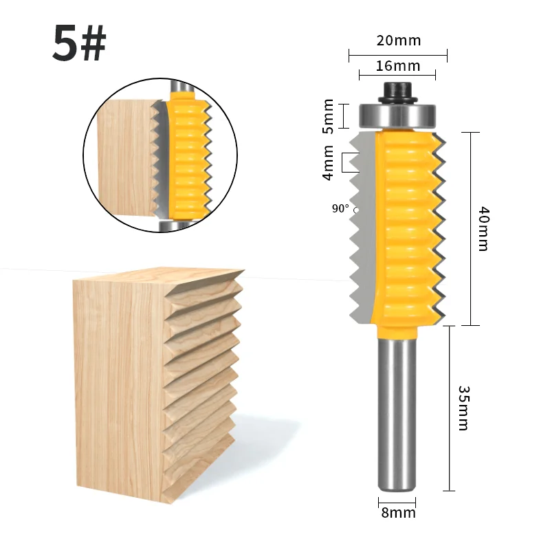 

Концевые фрезы из сплава вольфрама и кобальта 8 мм