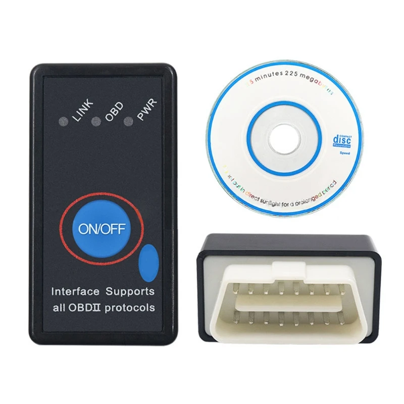 

ELM 327 Car Diagnostic Device Read Code Scanner Tool Supports Most OBD2