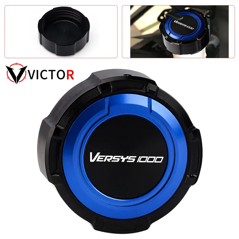 

For KAWASAKI Versys1000 2020 2021 ZX-10R 2008-2020 ZX-25R Motorcycle CNC Aluminum Rear Brake Fluid Reservoir Cap Cylinder cover