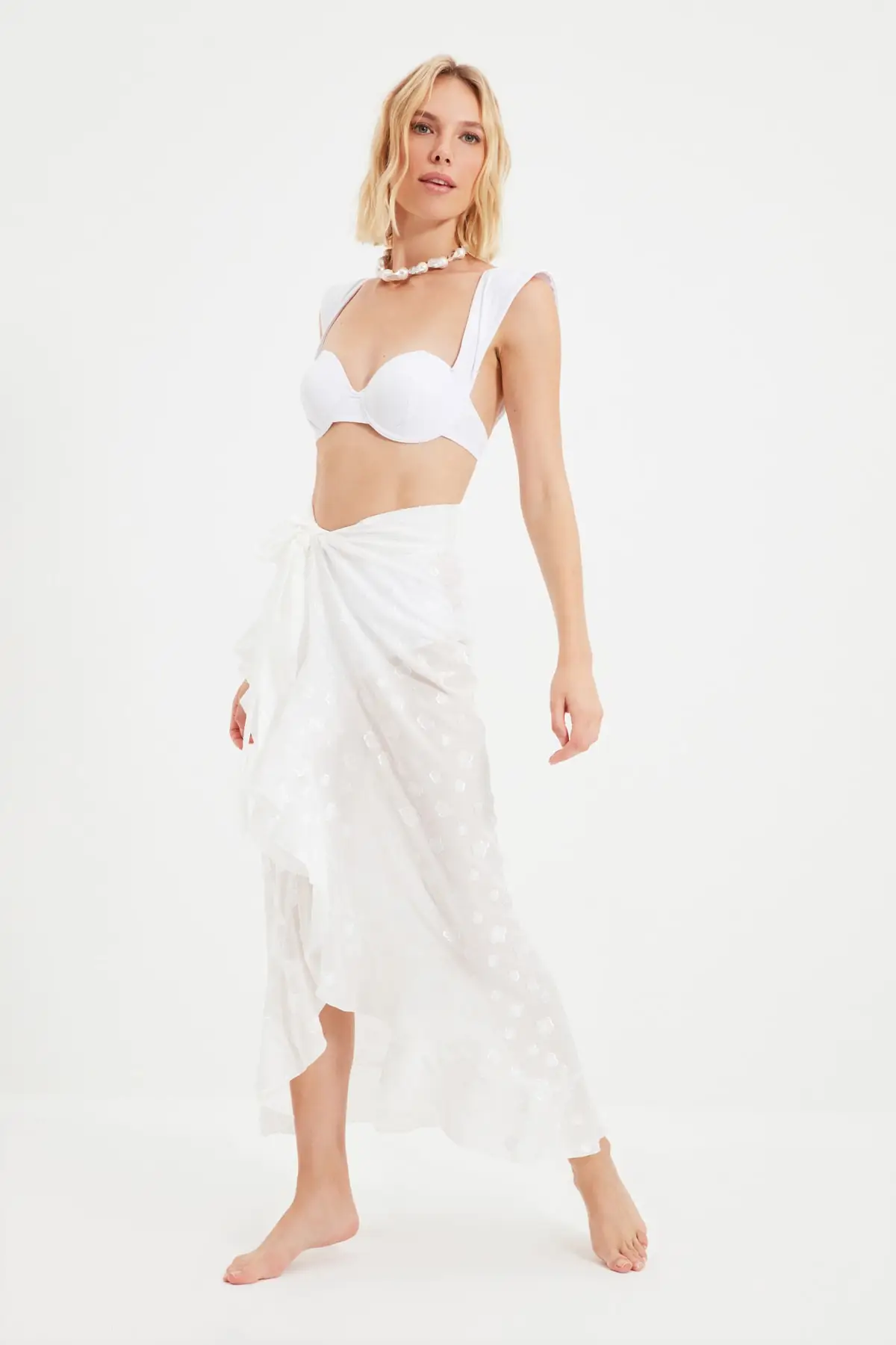 

Trendyol Textured Gusset Skirt TBESS21ET0616