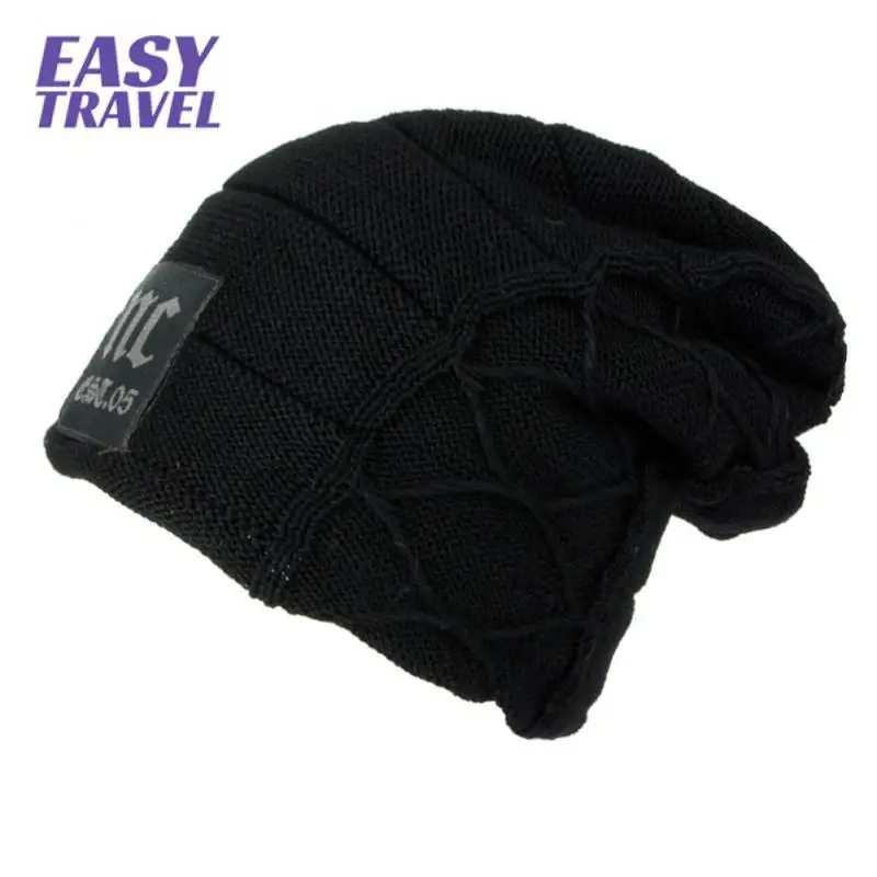 

Winter Adult Men Warm Beanies Skullies Fashion Letter Knitted Women Hat Outdoor Casual Warm Winter Hat Hand-knitted Hat