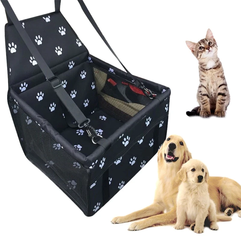 

Pet Dog Carrier Car Seat Cover Pad Carry House Cat Puppy Bag Car Travel Folding Hammock Waterproof Dog Bag Basket Pet Carriers