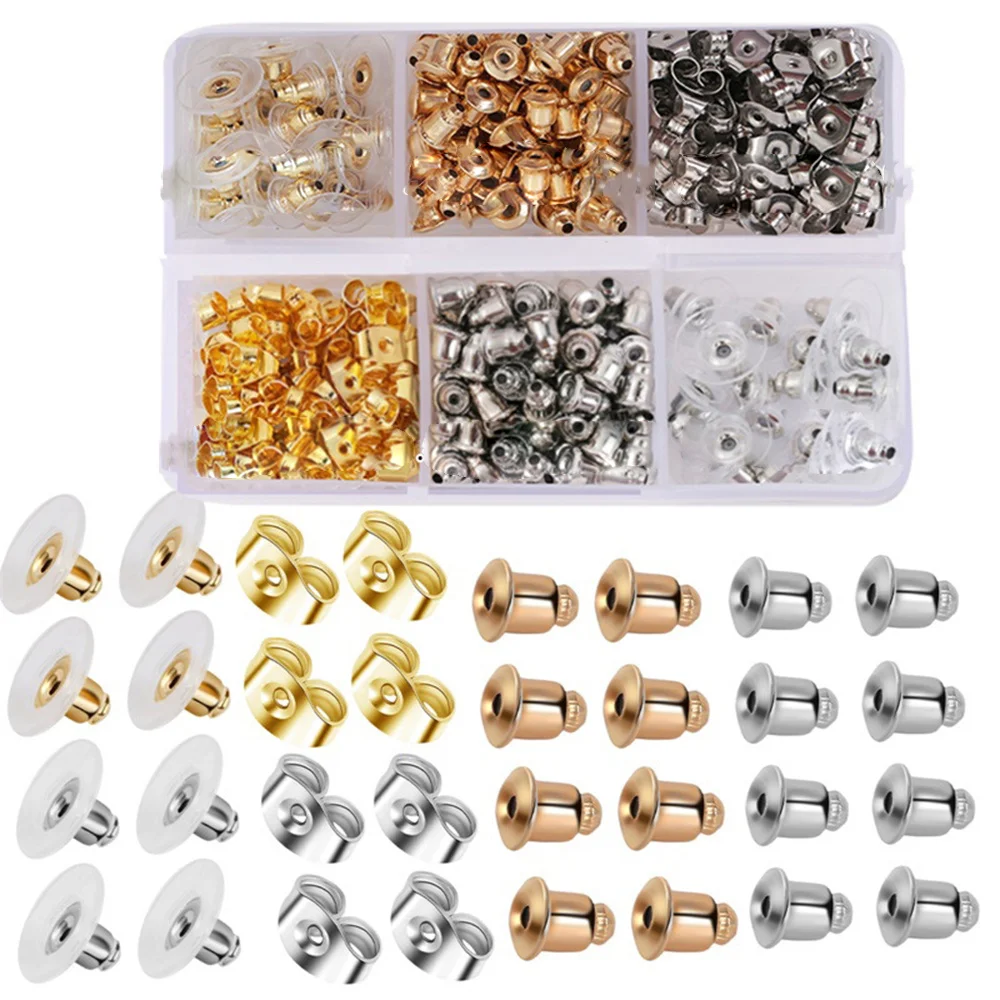 Soft Silicone Rubber Earring Back Stoppers For Stud Earring DIY Earring Findings Accessories Multi-Style Ear Plug