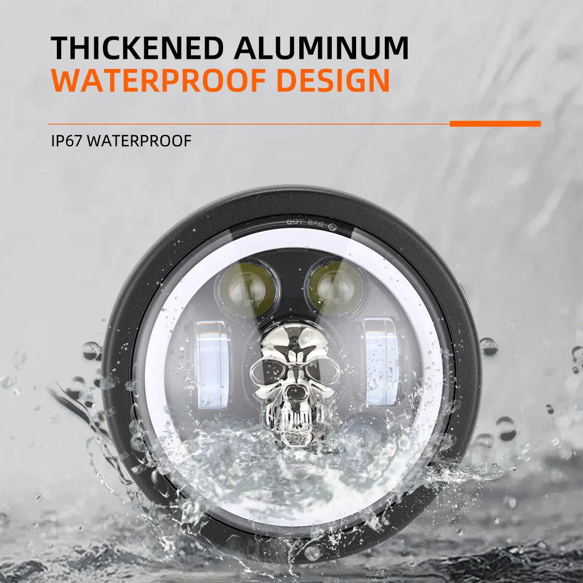 5 75 дюйма фонарь головного света проектор гало кольцо мотоцикла 3/4 дальний