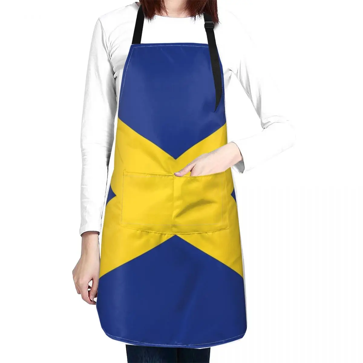 Фартук с флагом MERCIA принадлежности для ногтей домашняя уборка Кухонные фартуки