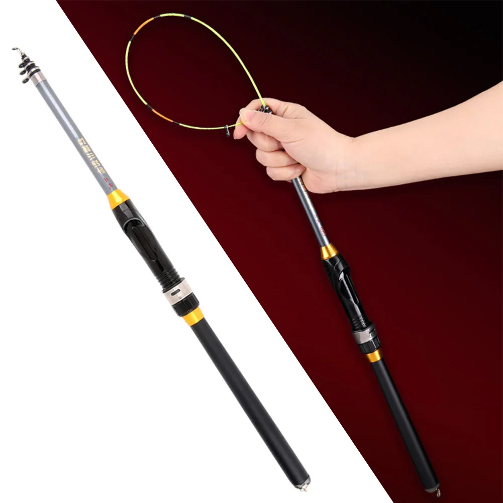

1pc Short Section Telescopic Small Raft Rod Floating-grade Colored Soft Tail Fishing Pole Comfortable Grip 1.5m/1.8m/2.1m/2.4m