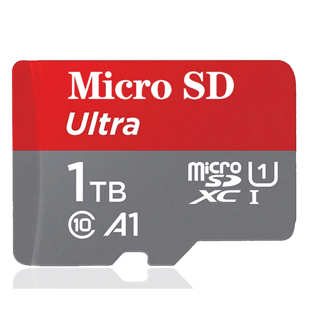 Высокоскоростная карта Micro SD 1 ТБ 100% реальная емкость TF флэш-карта памяти 64 Гб для