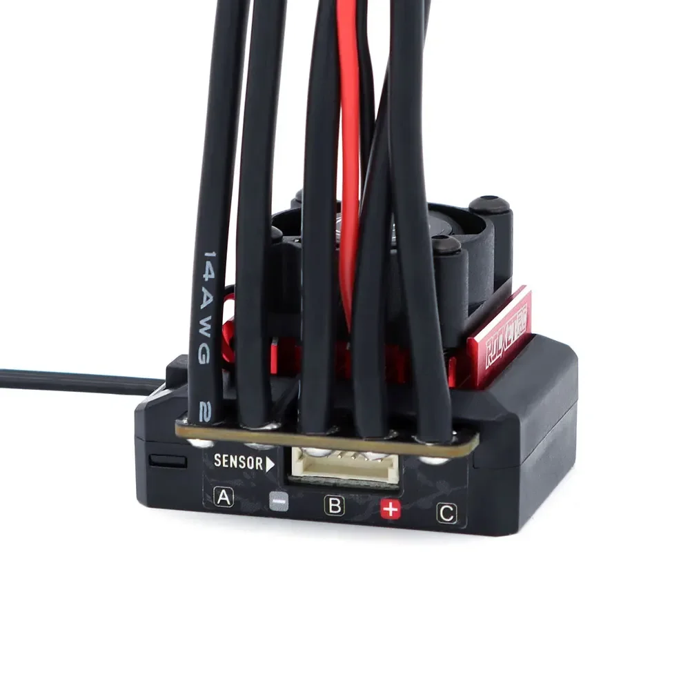 Фото Бесщеточный электронный регулятор скорости UniFlyROCKET-RC 100A ESC с датчиком, 2-3S, для радиоуправляемых дрифт-машин 1/10, 380/390/540, с датчиком, бесщеточный №3