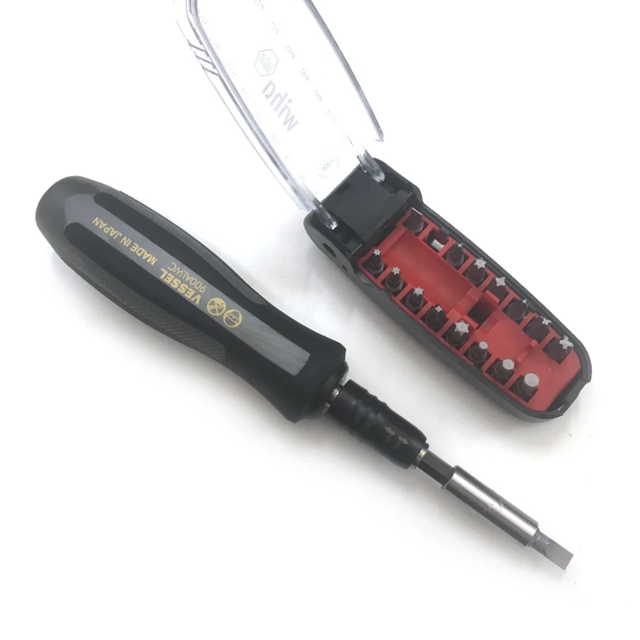 Инструмент VESSEL Wiha 17 шт. набор отверток смешанный 1/4 дюйма в коробке 35565/1/4