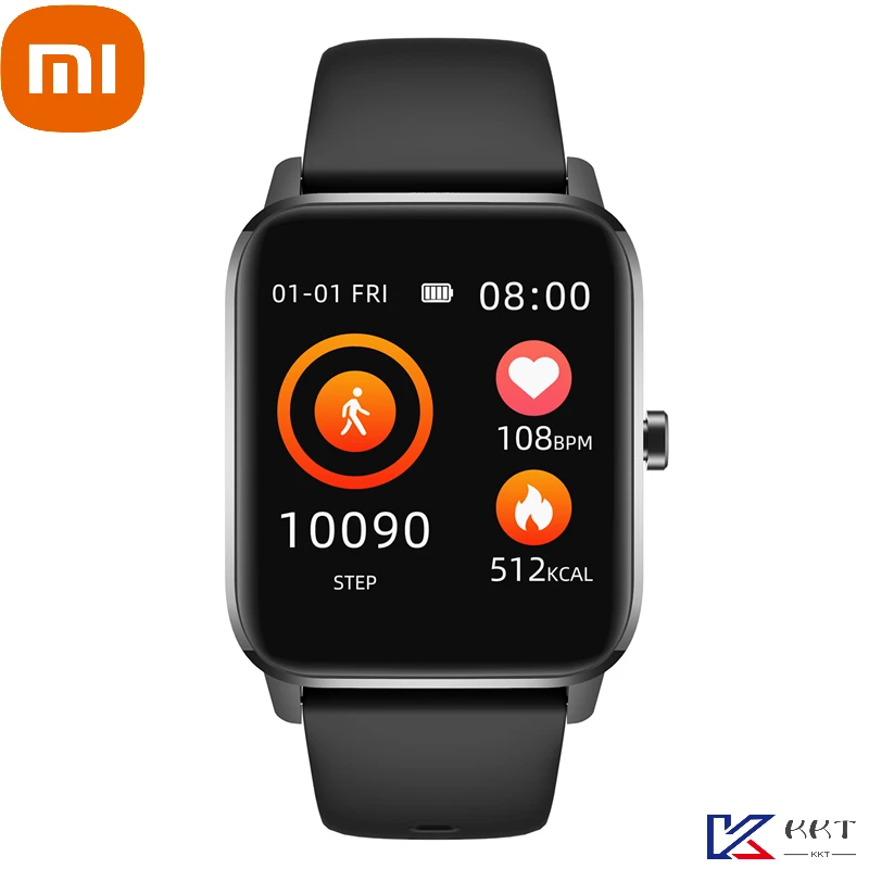 

XIAOMI Smart Watch KW22 Android Men IP68 Waterproof Full Touch Sports Health Blood Pressure Smartwatch 2022 for Android IOS