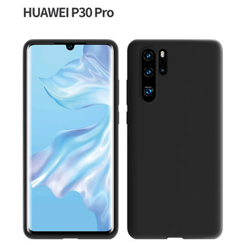 Матовый чехол для Huawei P30 PRO, мягкий матовый Силиконовый чехол из ...