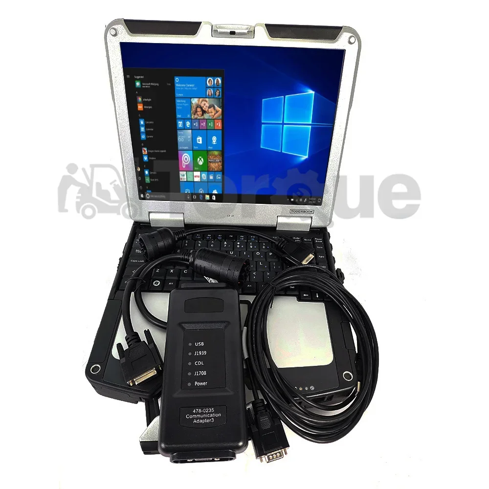 Ноутбук CF31 + адаптер связи ET4 478-0235 4 PK ET3 317-7485 для грузового экскаватора морского